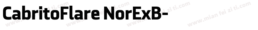CabritoFlare NorExB字体转换